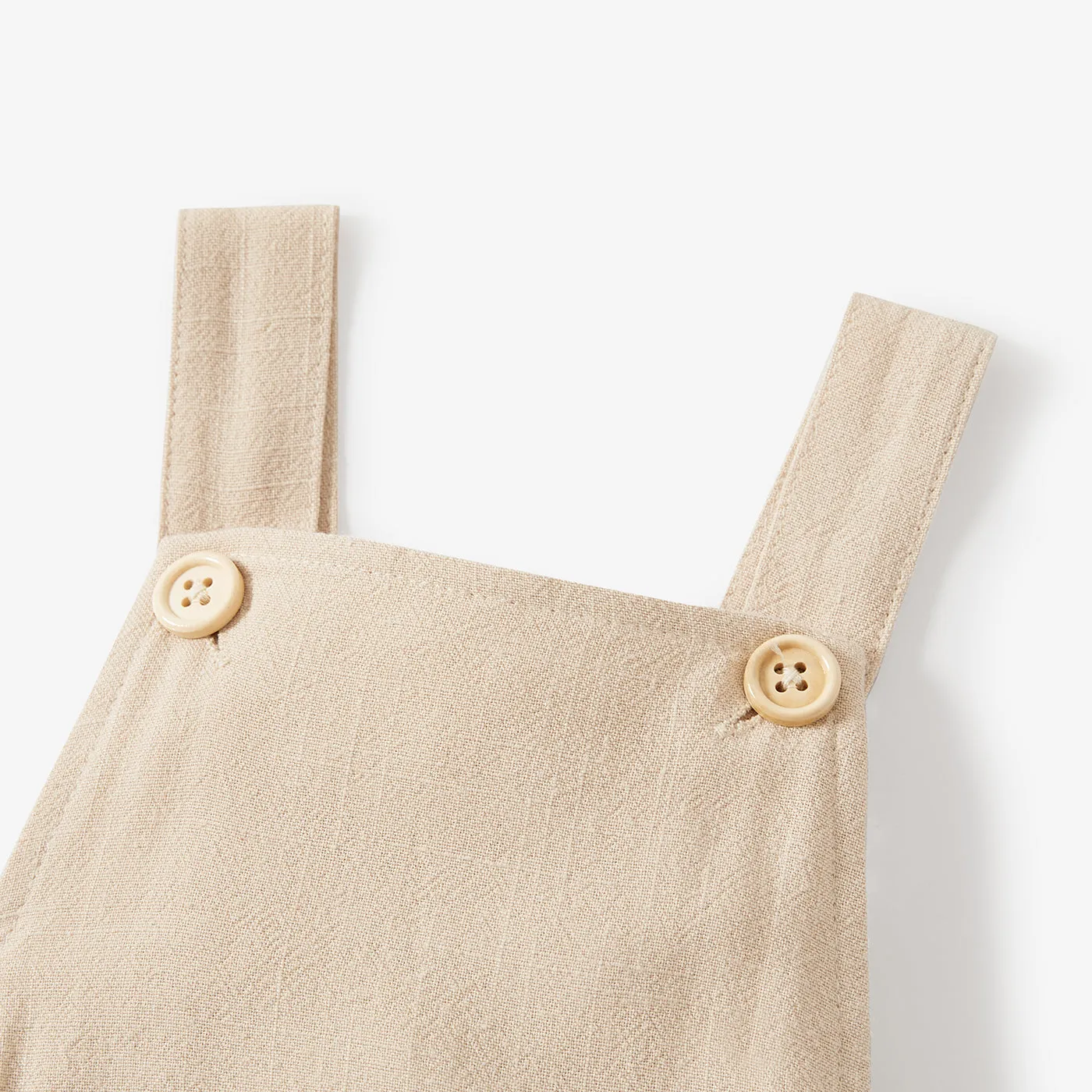 100% Cotton Solid Sleeveless Baby Romper