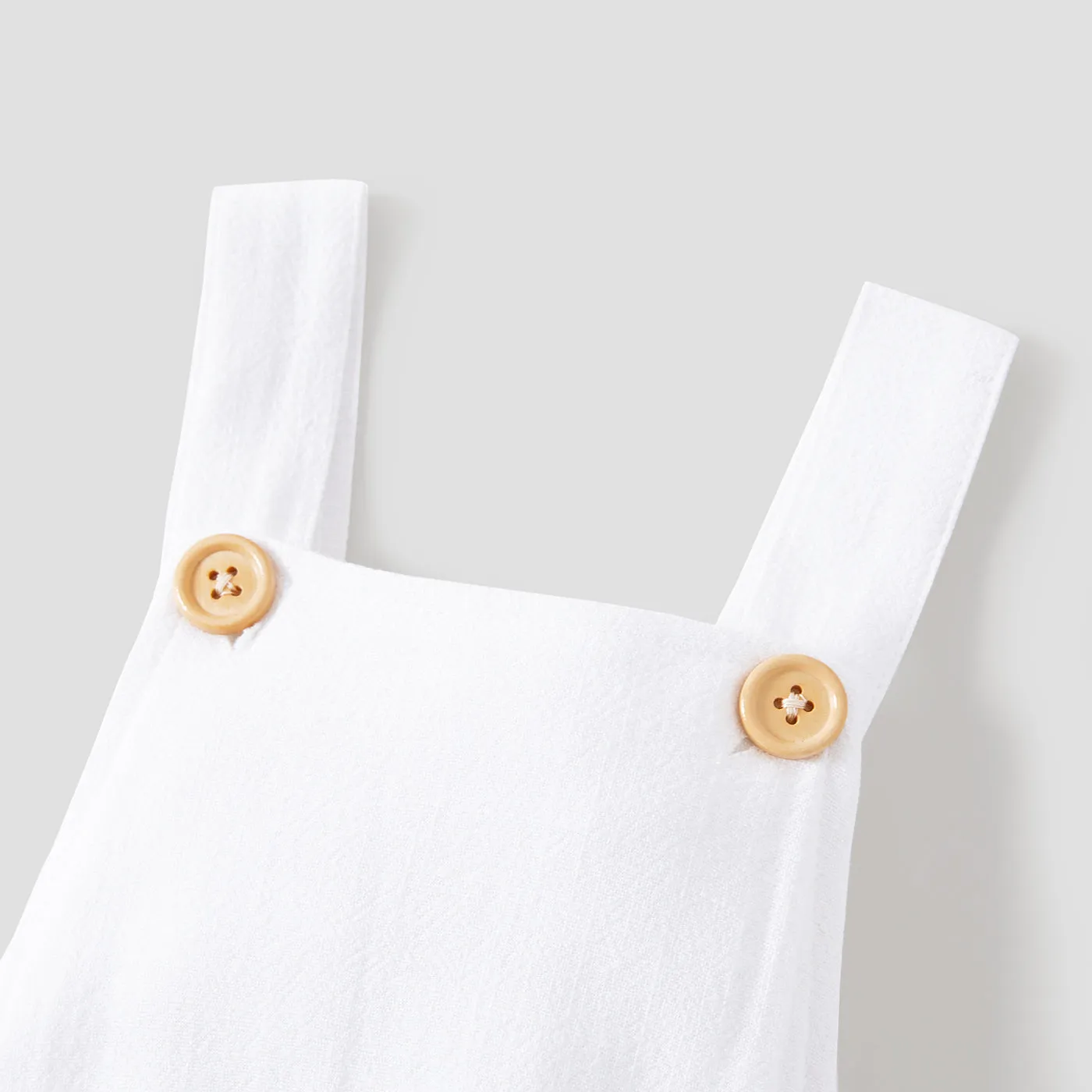 100% Cotton Solid Sleeveless Baby Romper
