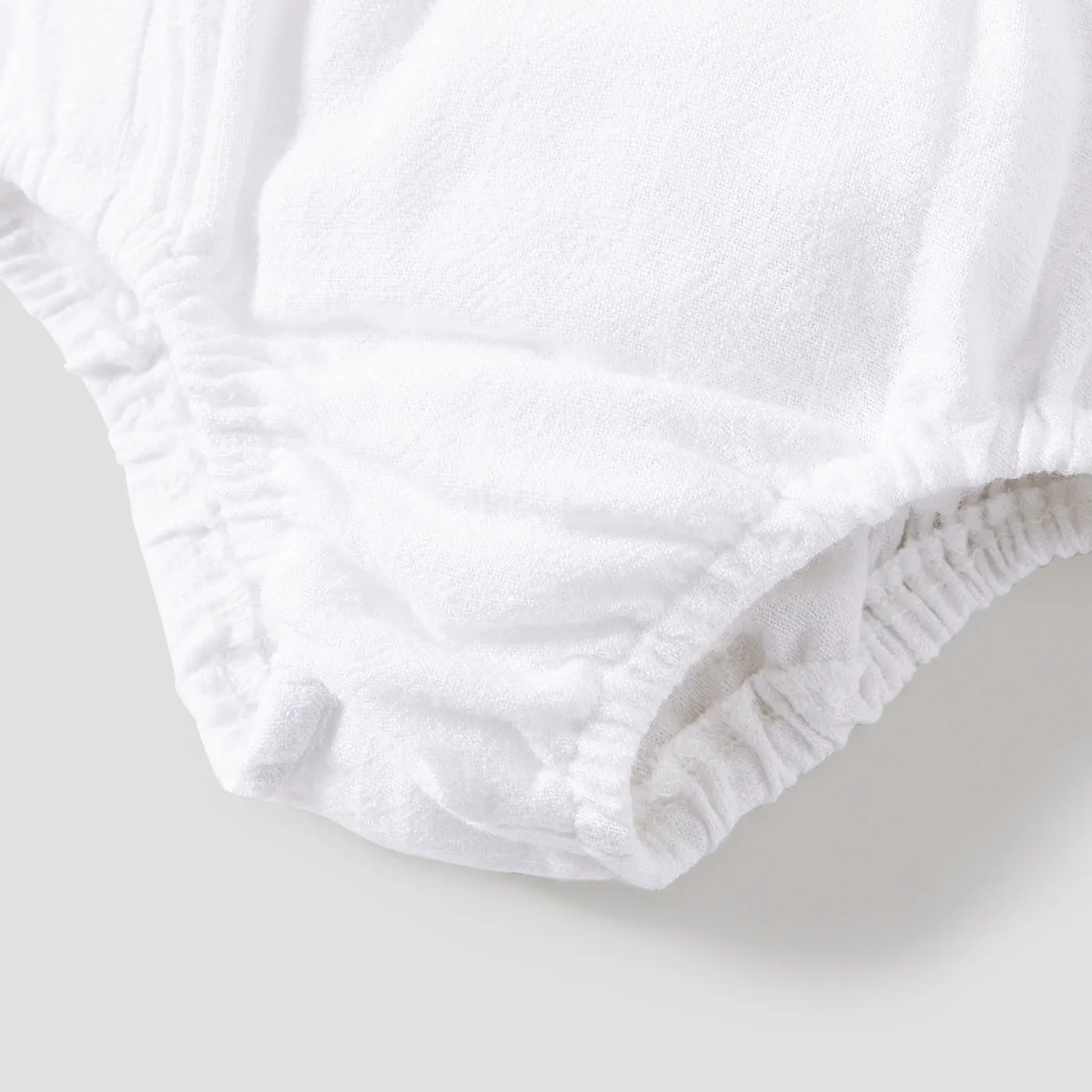 100% Cotton Solid Sleeveless Baby Romper
