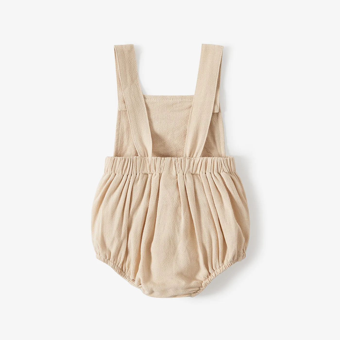 100% Cotton Solid Sleeveless Baby Romper