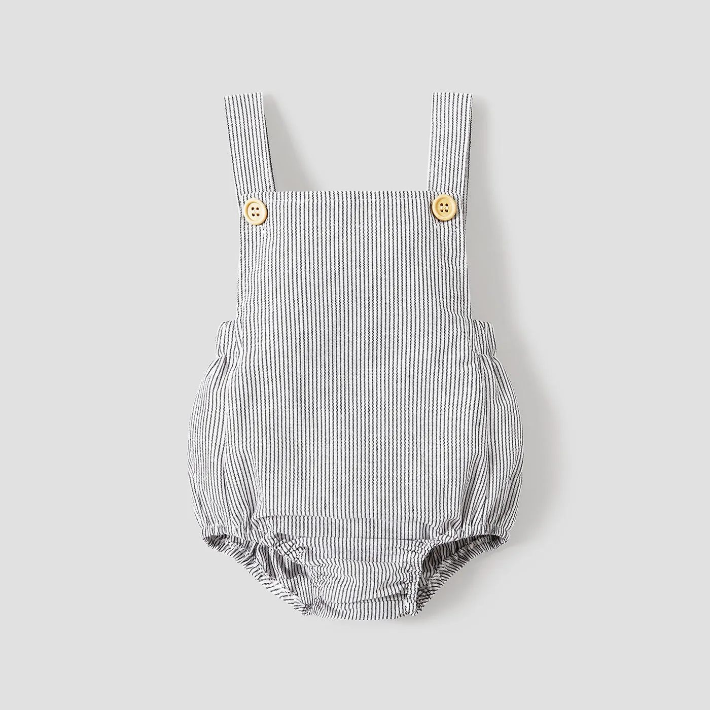 100% Cotton Solid Sleeveless Baby Romper