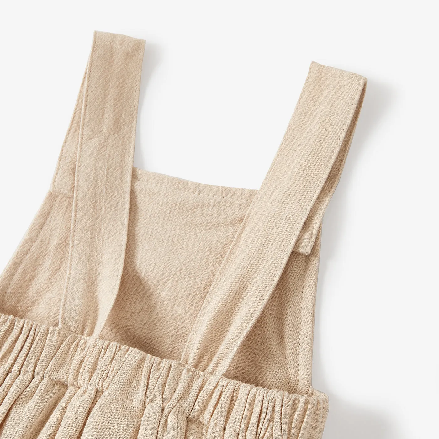 100% Cotton Solid Sleeveless Baby Romper