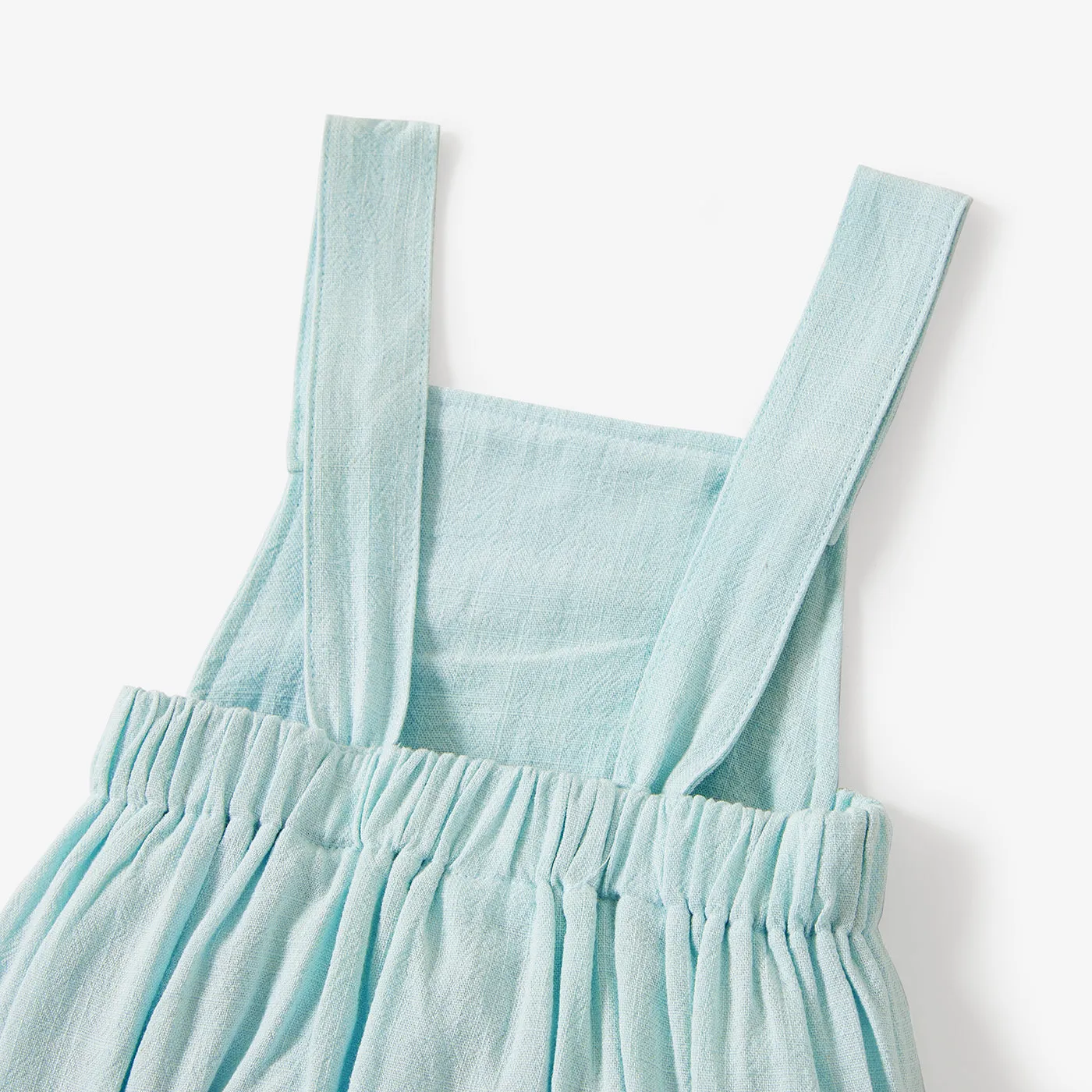 100% Cotton Solid Sleeveless Baby Romper