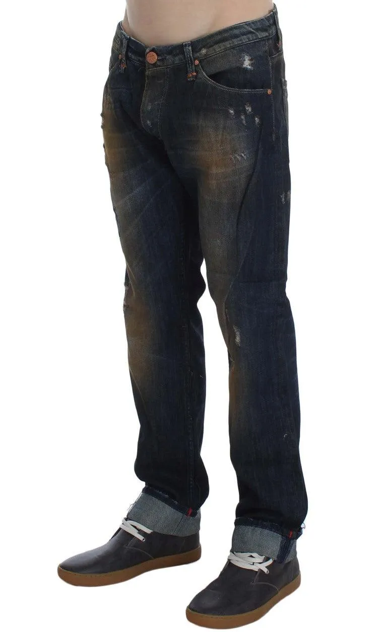 Acht Elegant Straight Fit Herre Denim Jeans