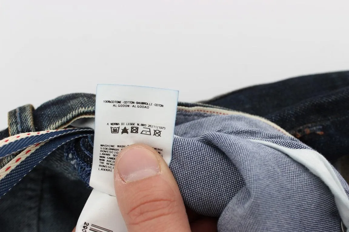 Acht Elegant Straight Fit Herre Denim Jeans