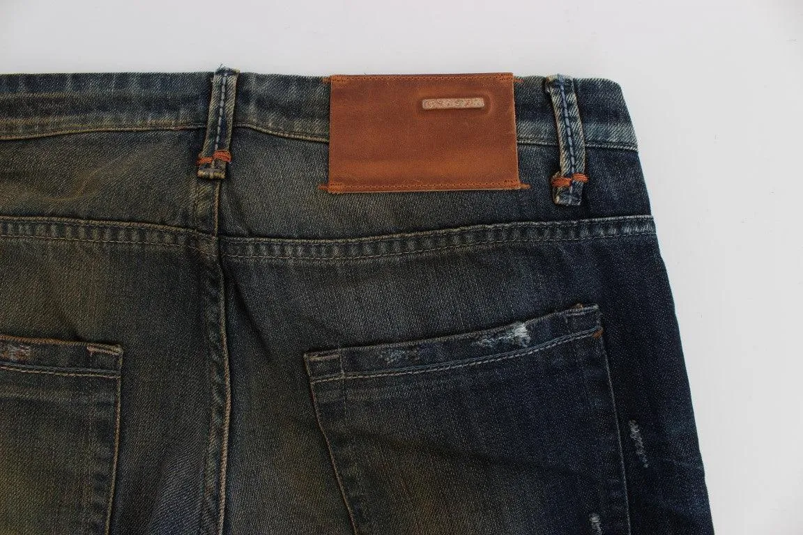 Acht Elegant Straight Fit Herre Denim Jeans