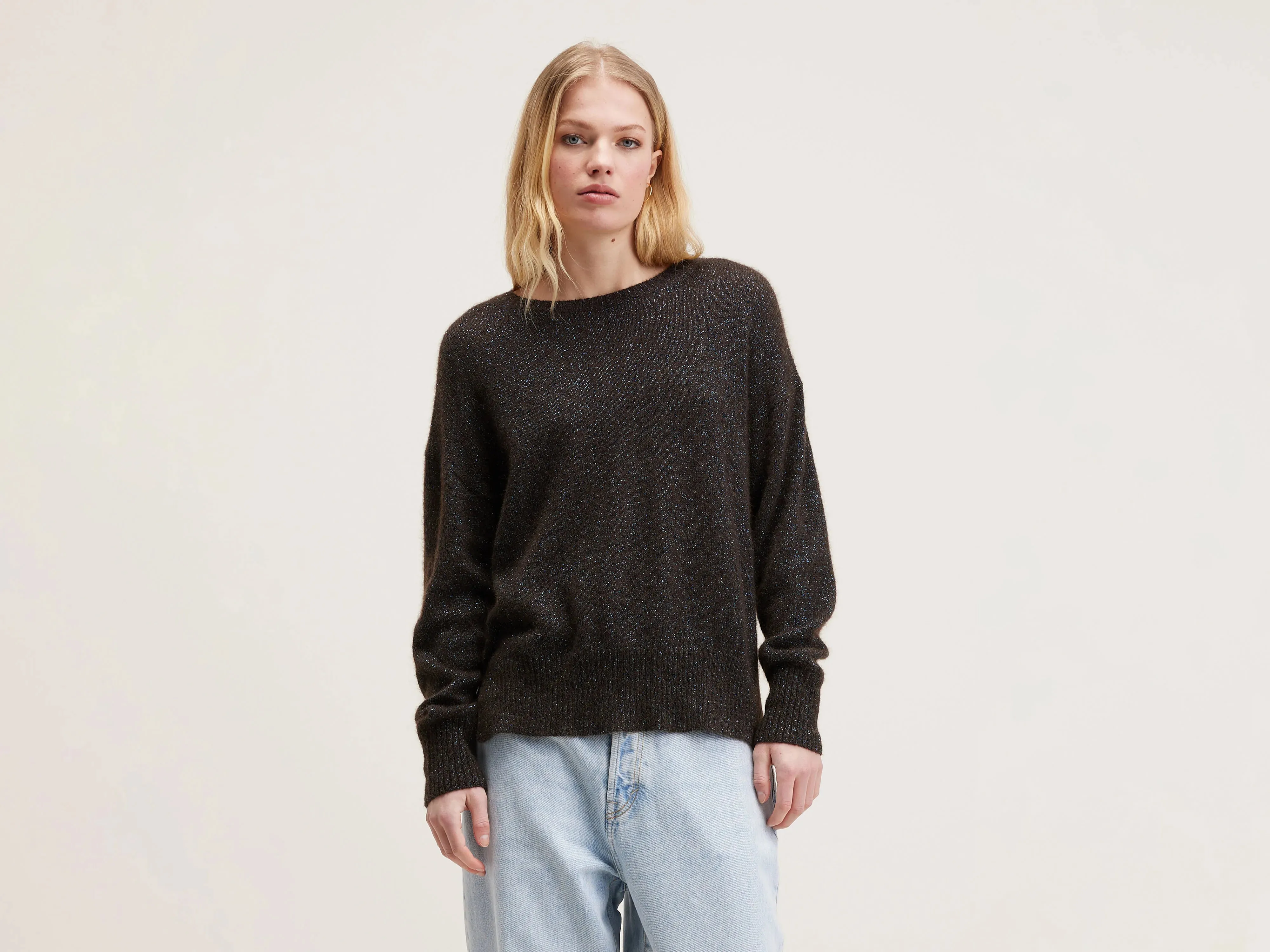 Aira alpaca-blend sweater (242 / W / EBENE)