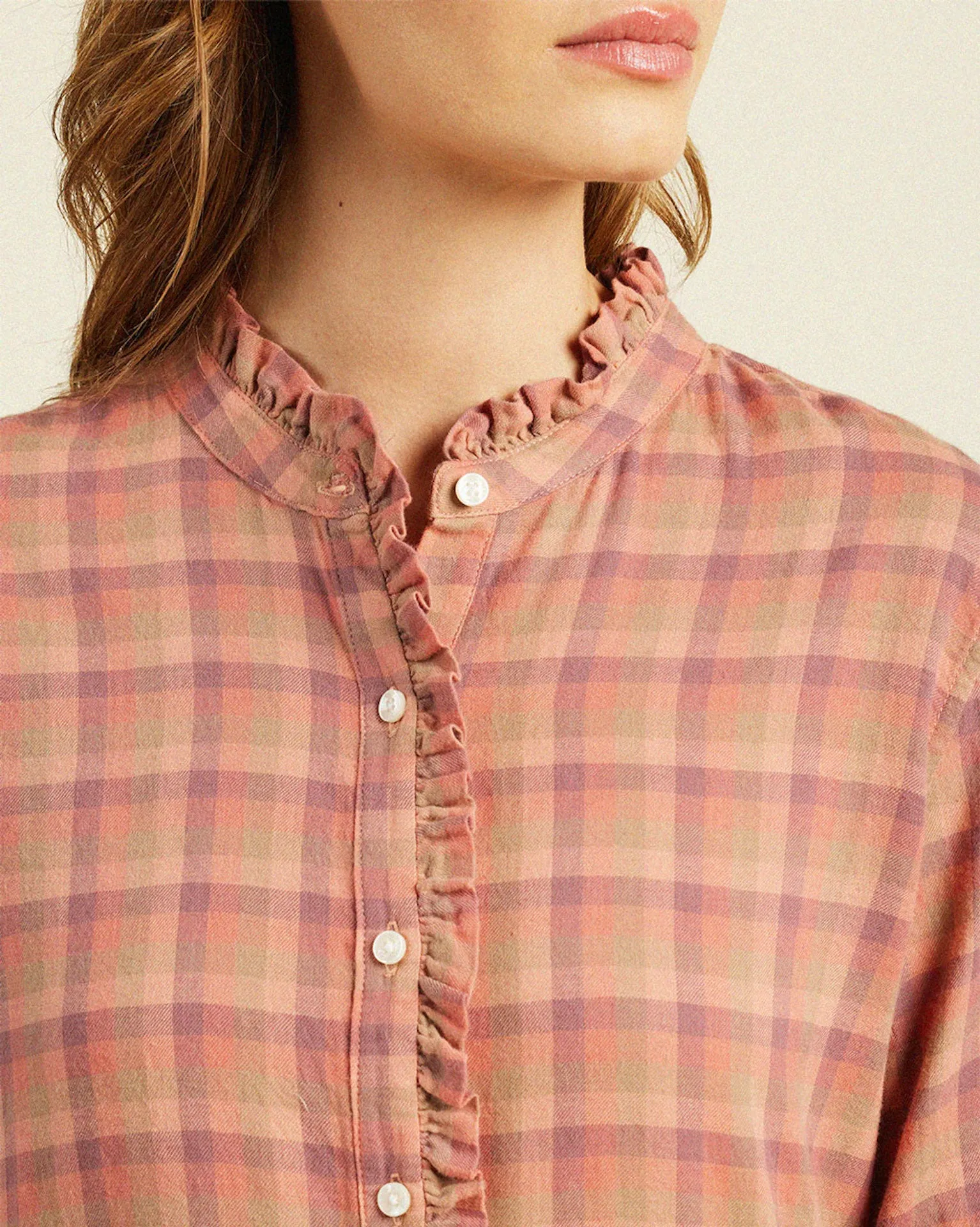 Breezy Blouse Aragon Gingham