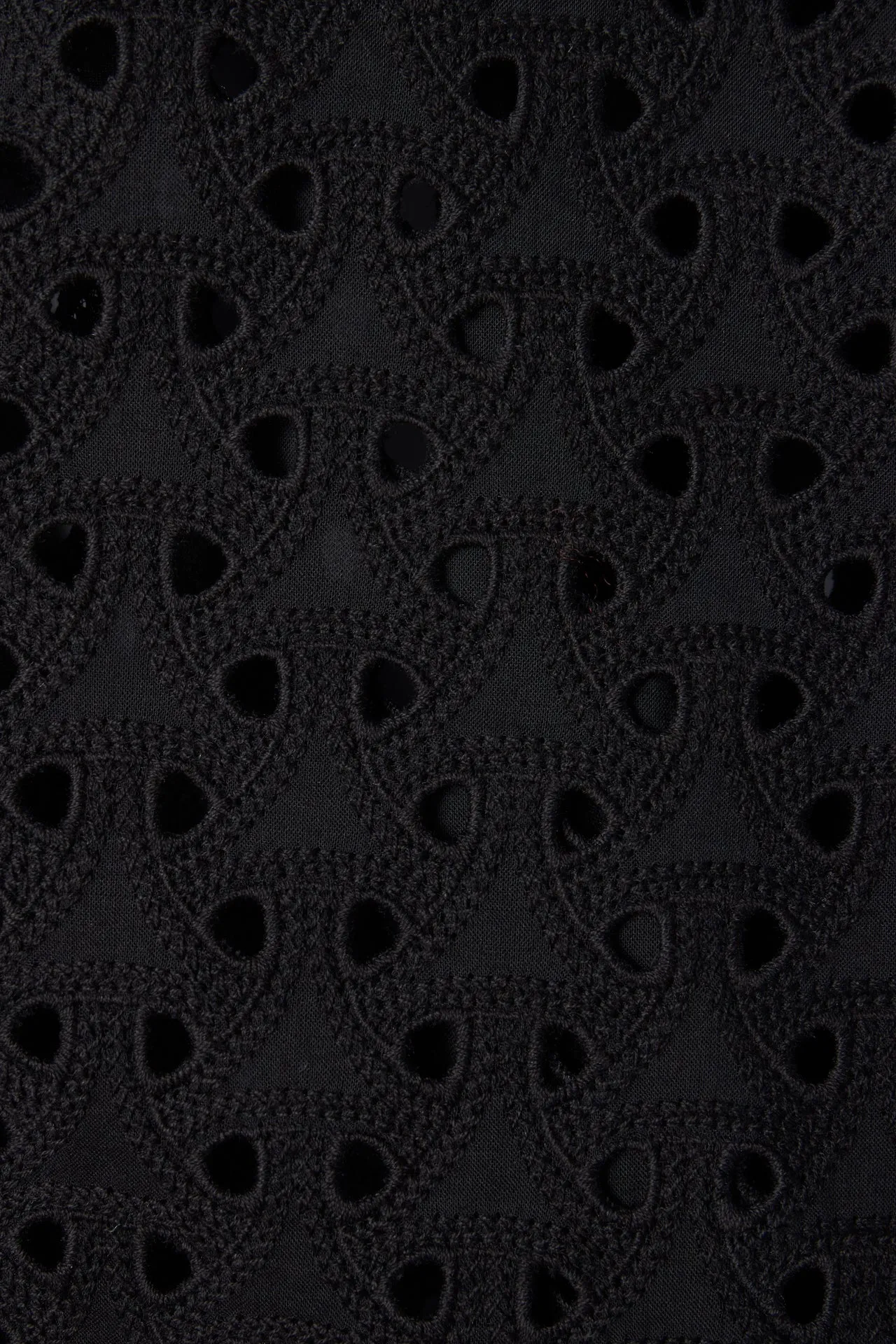 Breezy Blouse Black Eyelet