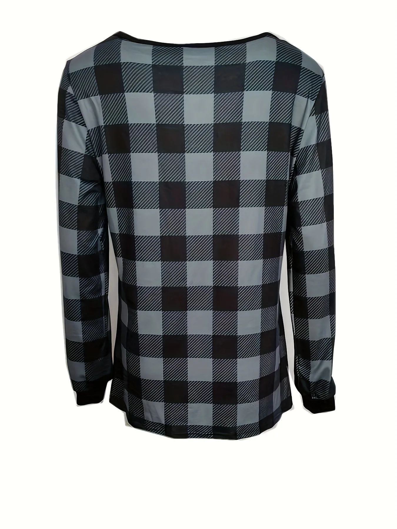 Casual Plaid Tunic