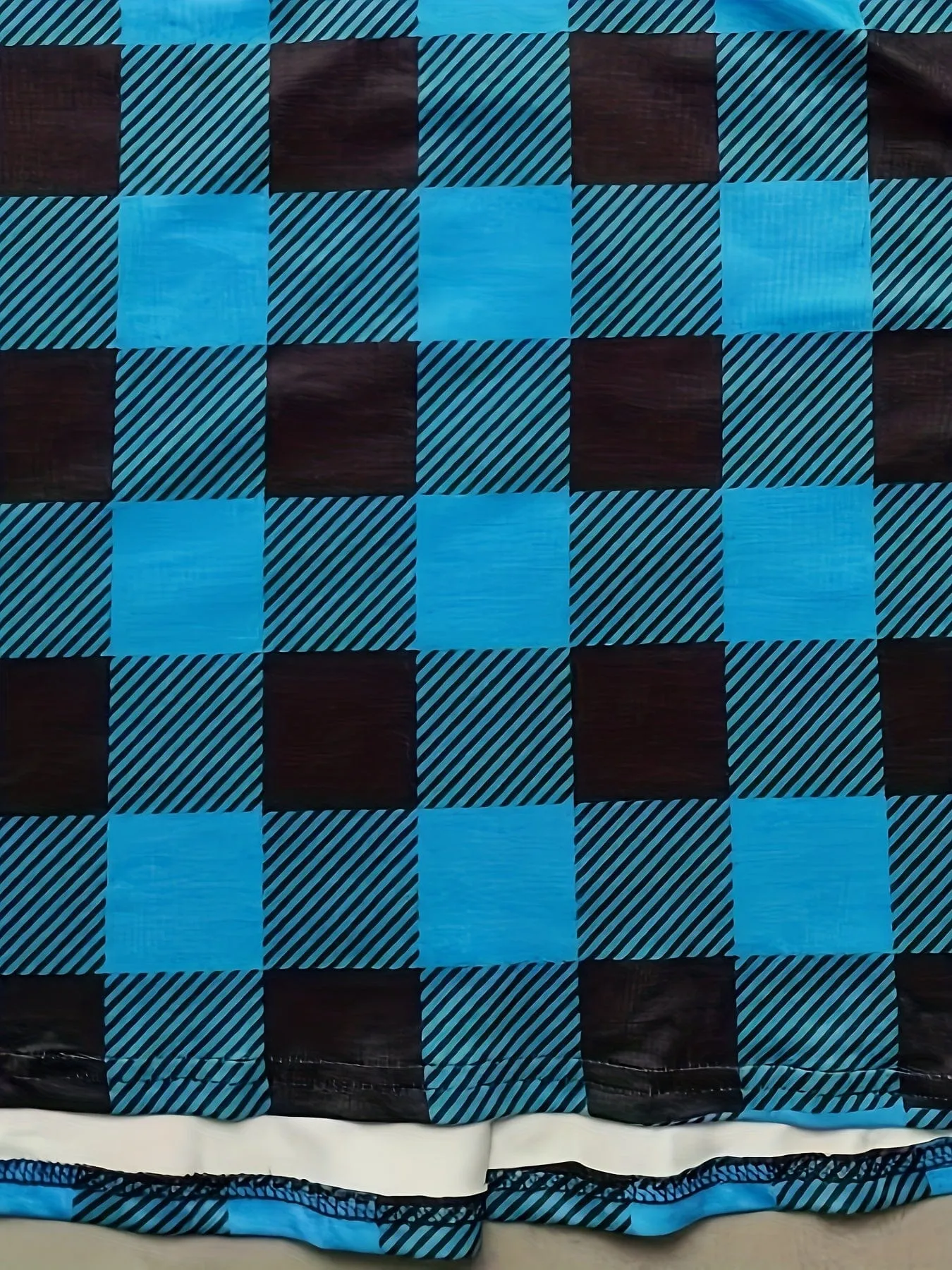 Casual Plaid Tunic