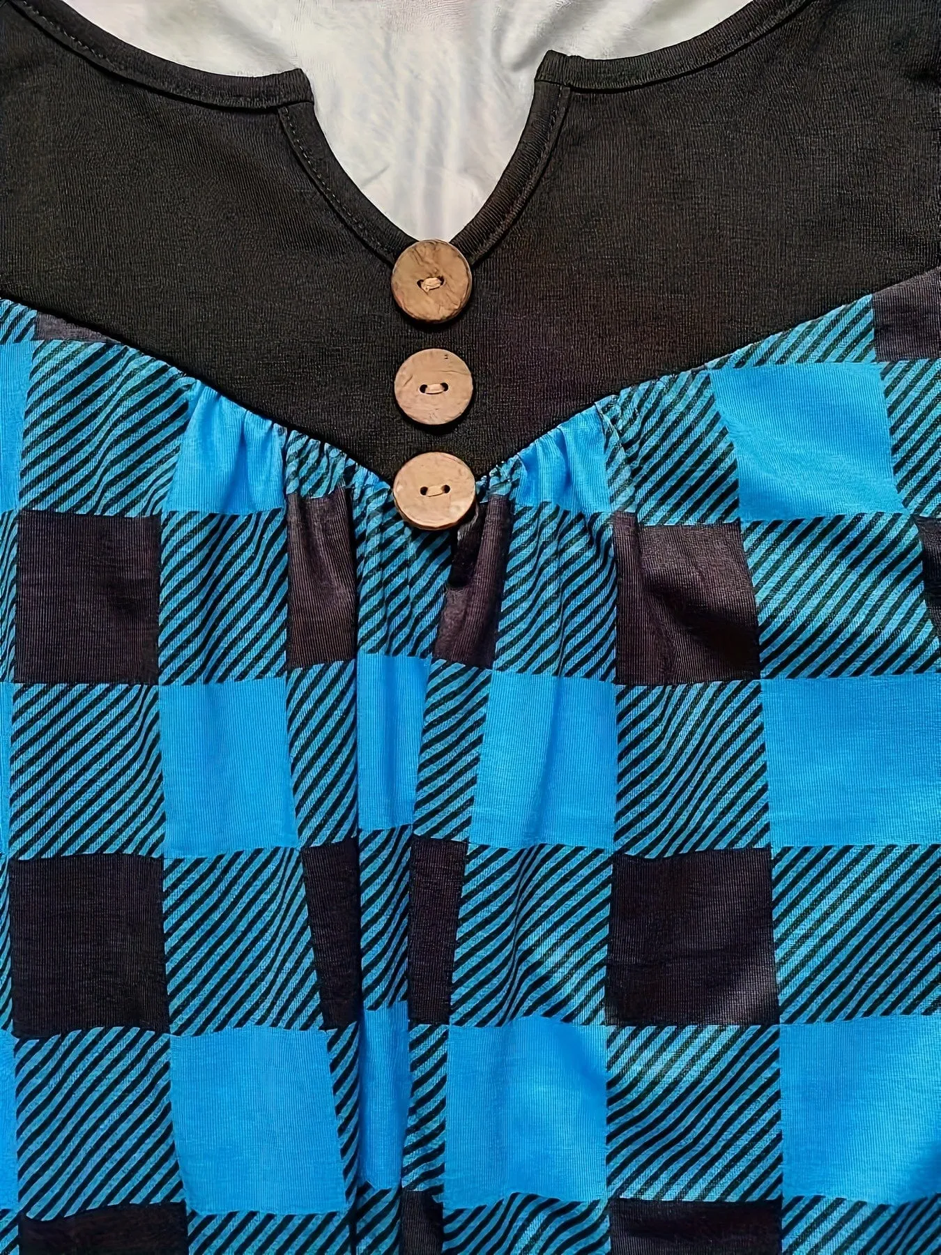 Casual Plaid Tunic
