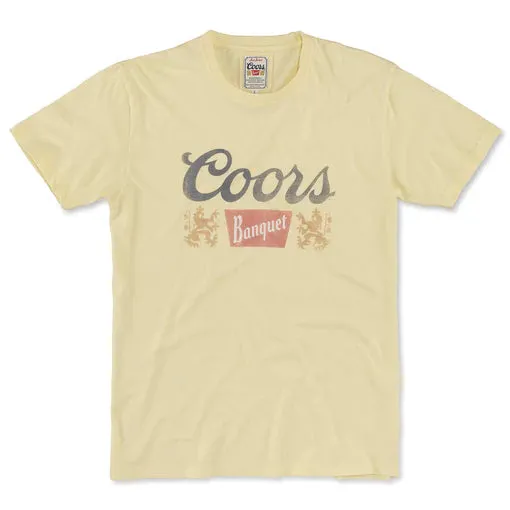 Coors Vintage Fade Graphic Tee - Sunshine