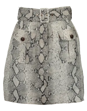 Corsage Safari Mini Skirt