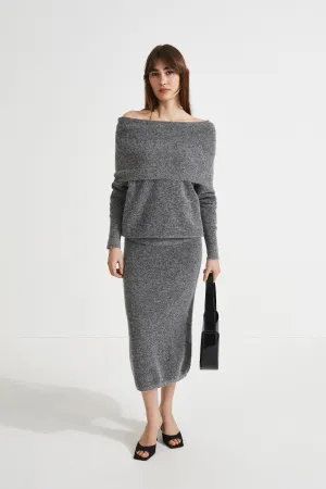 ELISHA SKIRT - GREY
