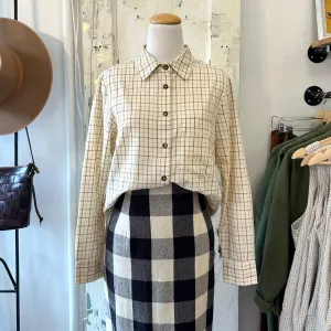 Indi & Cold // Check Button Up Shirt