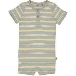 Jumpsuit Alfred SS - morning mist stripe