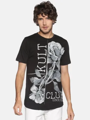 Kultprit Cotton Men Printed T-Shirt