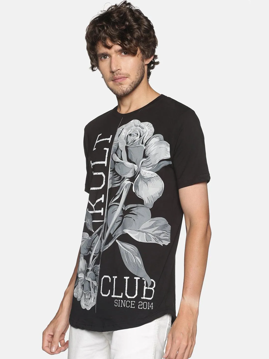 Kultprit Cotton Men Printed T-Shirt