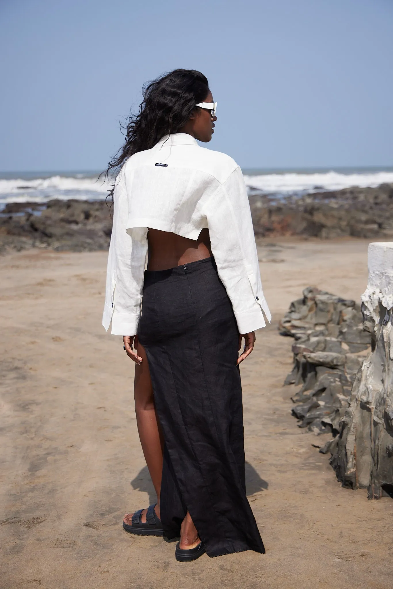 Long Slit Skirt