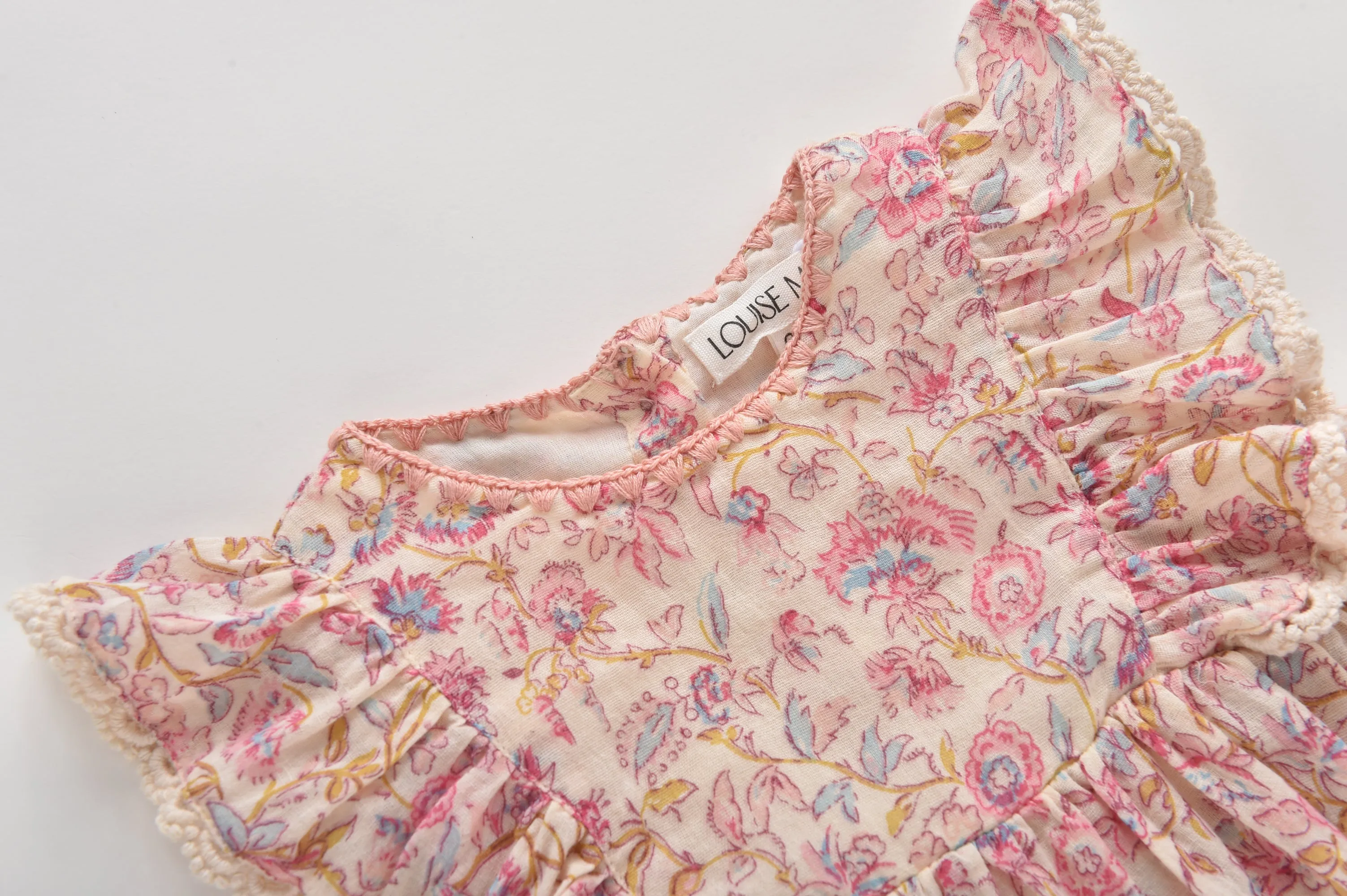Louise Misha Lena Romper - Cream Padma