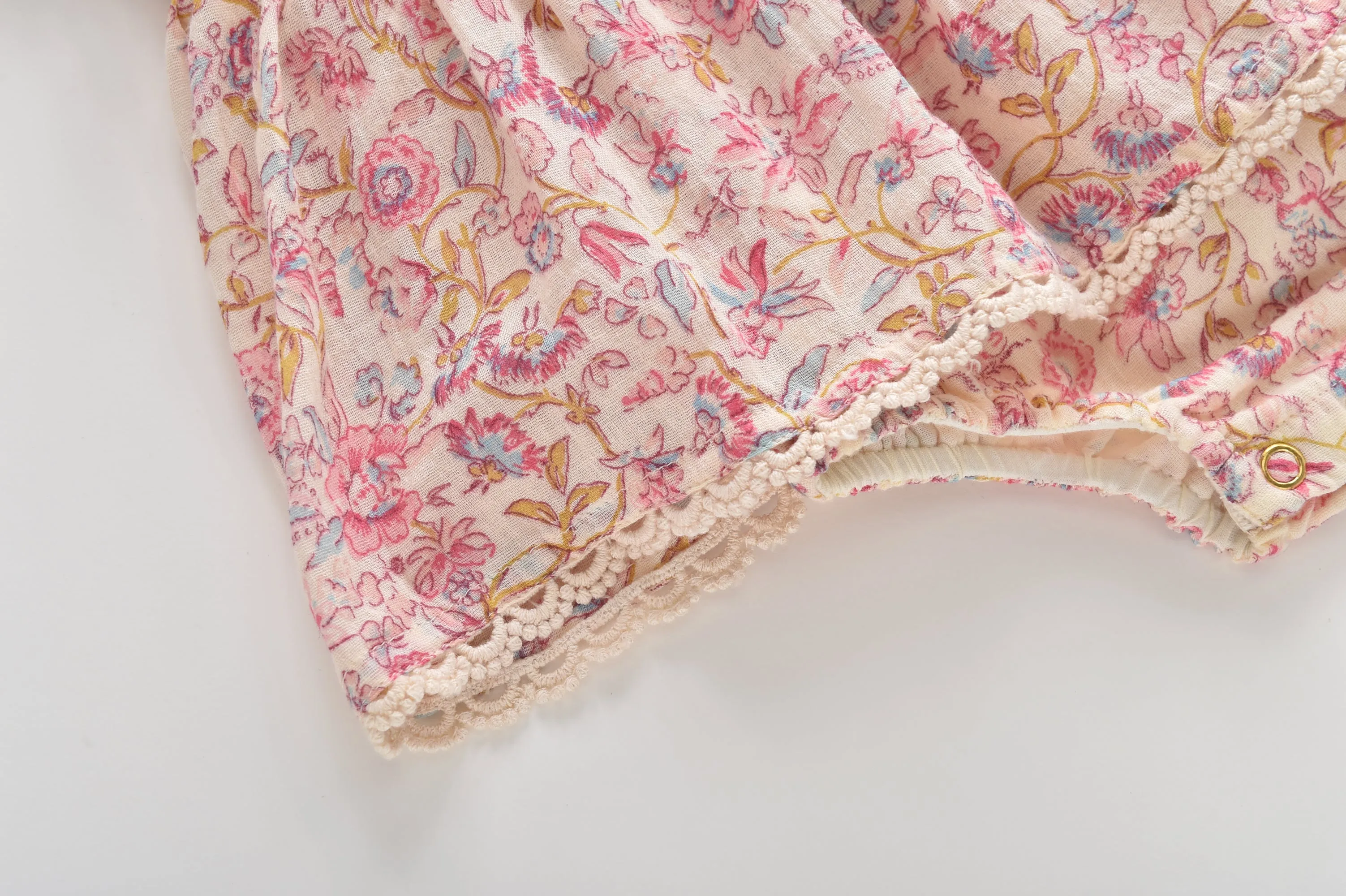 Louise Misha Lena Romper - Cream Padma