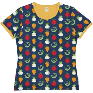 Maxomorra Loose Fit Short Sleeved T-shirt Adult - Vegetables