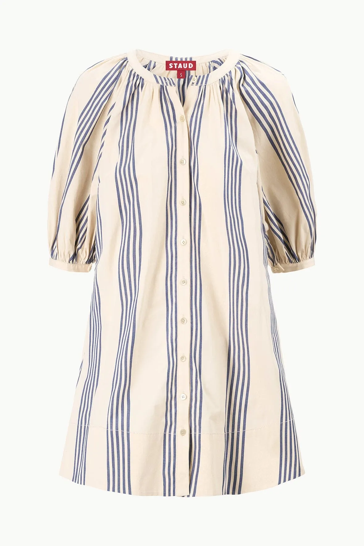 MINI VINCENT DRESS | MARINE BAYADERE STRIPE