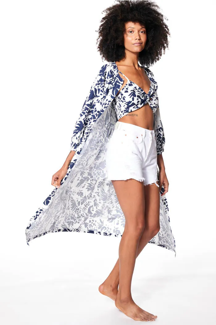 Napa Printed Dress & Bralette // Washed White Print ~ NO RETURNS