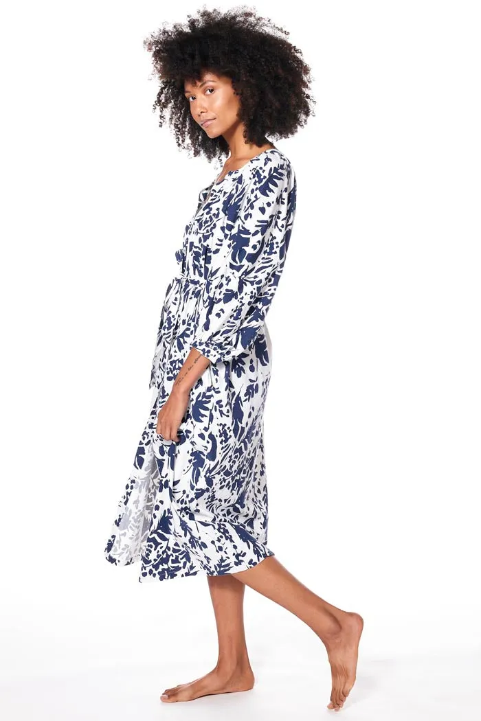 Napa Printed Dress & Bralette // Washed White Print ~ NO RETURNS