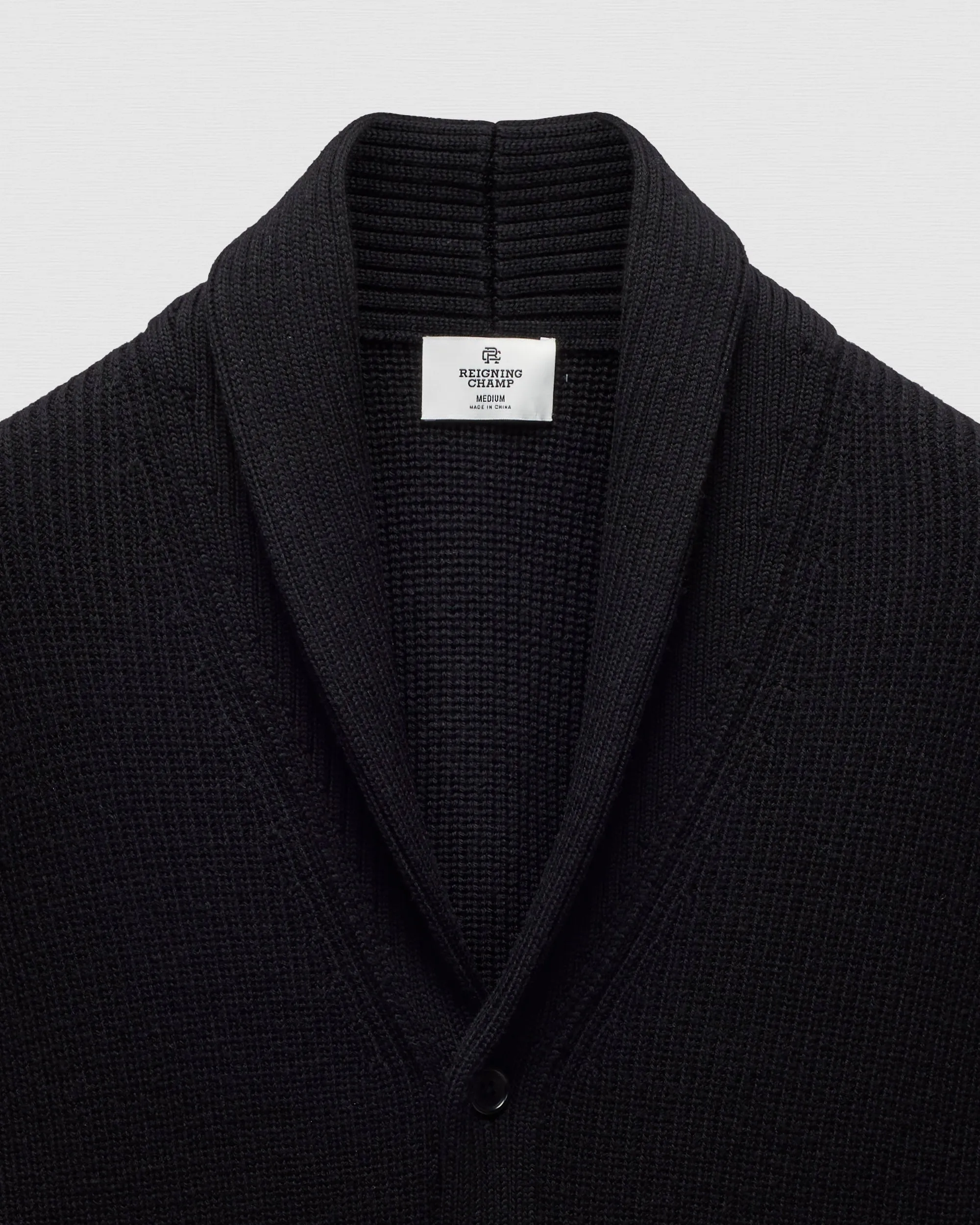 REIGNING CHAMP MERINO RIB VINNIE SHAWL CARDIGAN - 2 COLORS