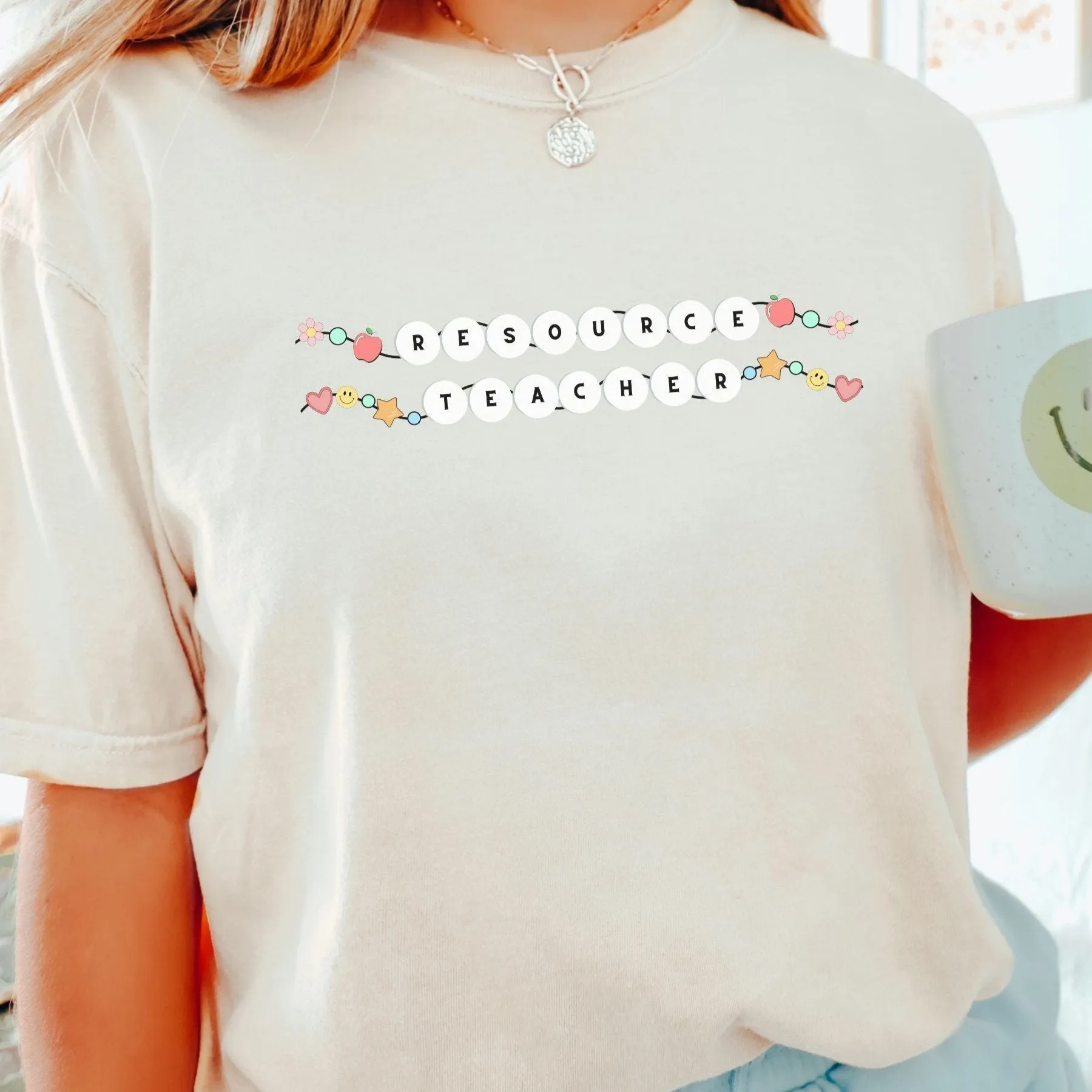 Resource Teacher Friendship Bracelet shirt, Comfort Colors Resource Teacher tee, gift for resource teacher