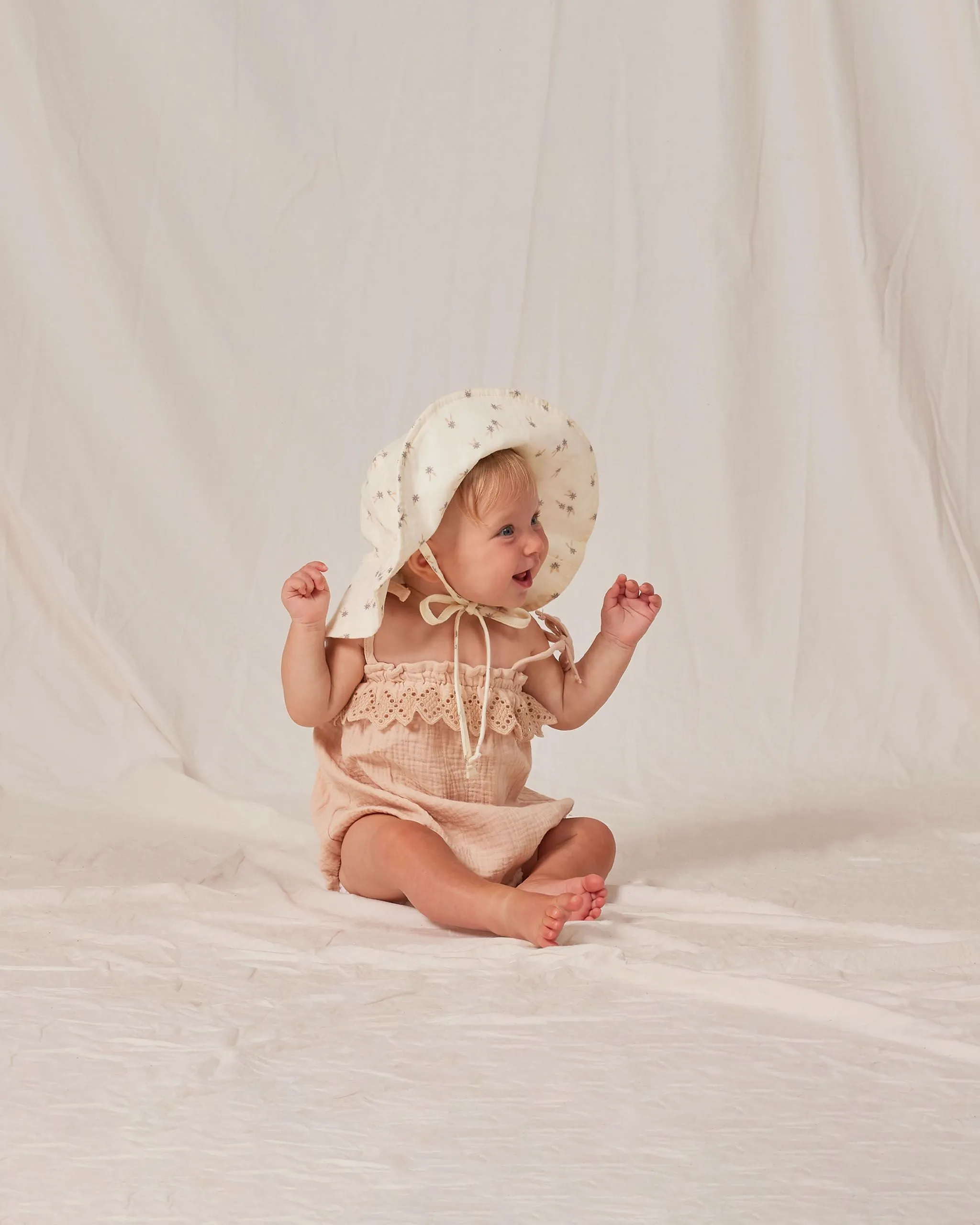 Rylee   Cru Ruffle Romper - Shell