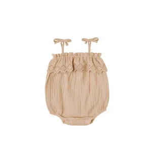Rylee   Cru Ruffle Romper - Shell