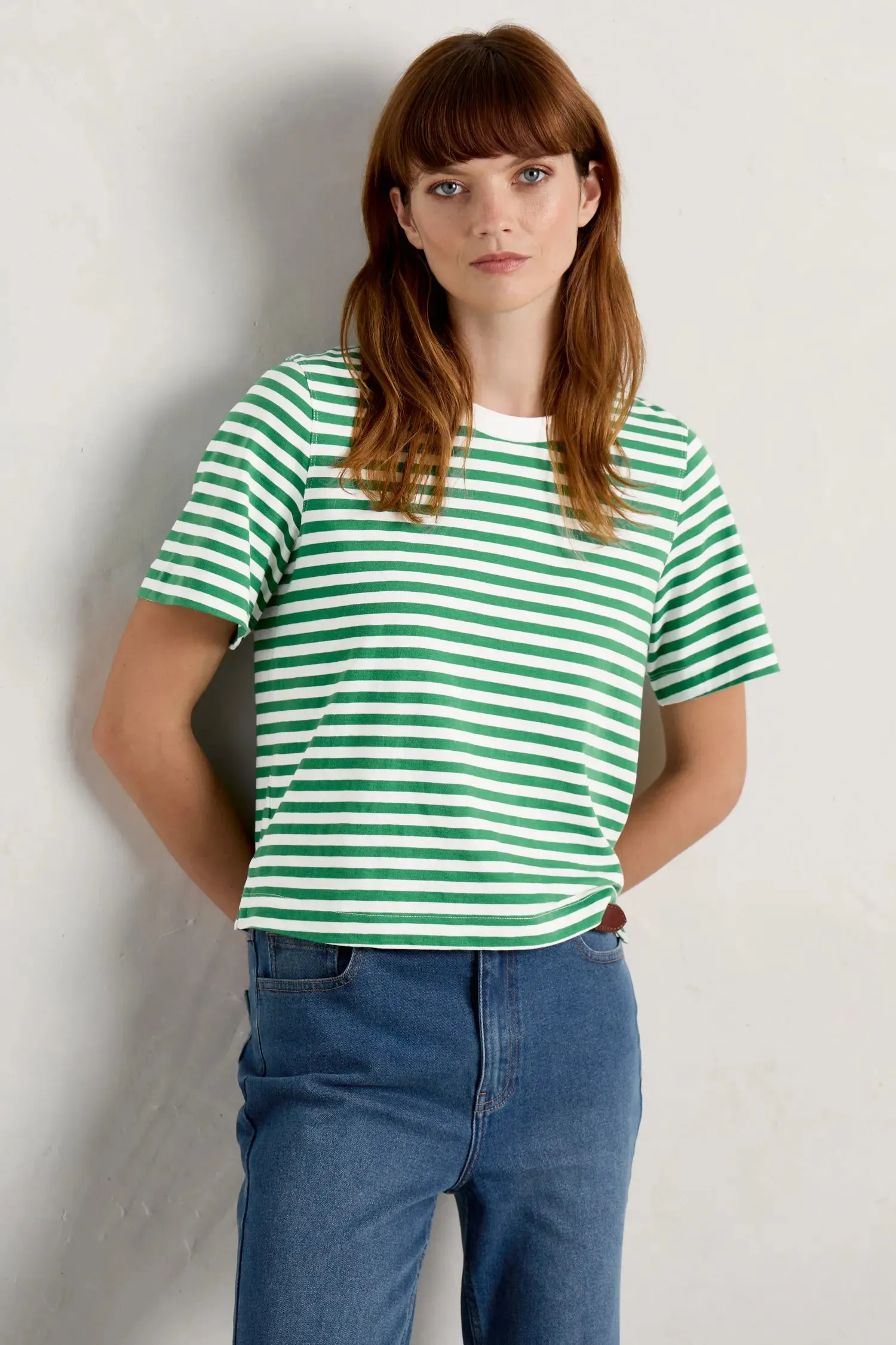 Seasalt Copseland T-Shirt - Mini Cornish Island Chalk