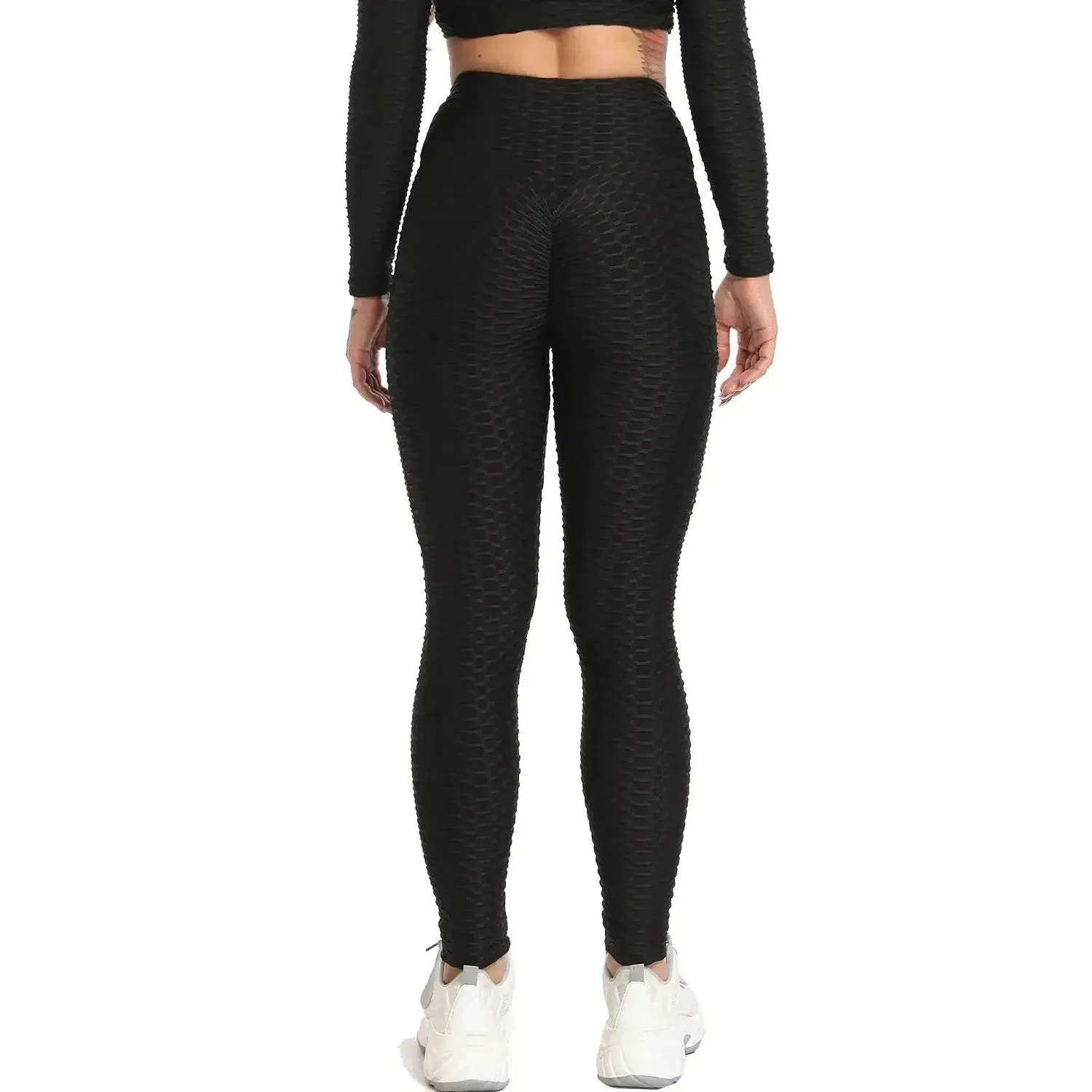Sexy Booty Leggings Women Textured Scrunch Butt Legging
