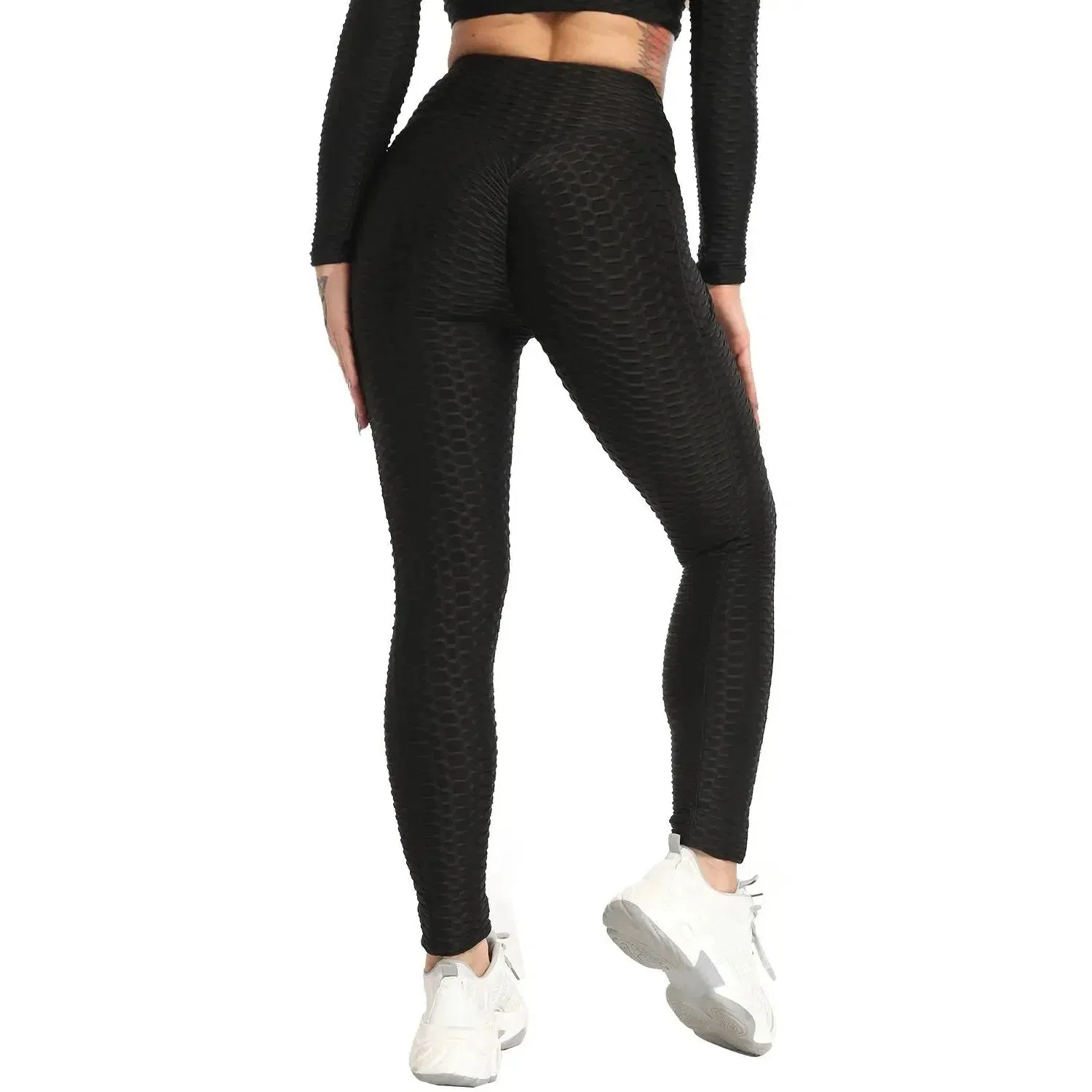 Sexy Booty Leggings Women Textured Scrunch Butt Legging