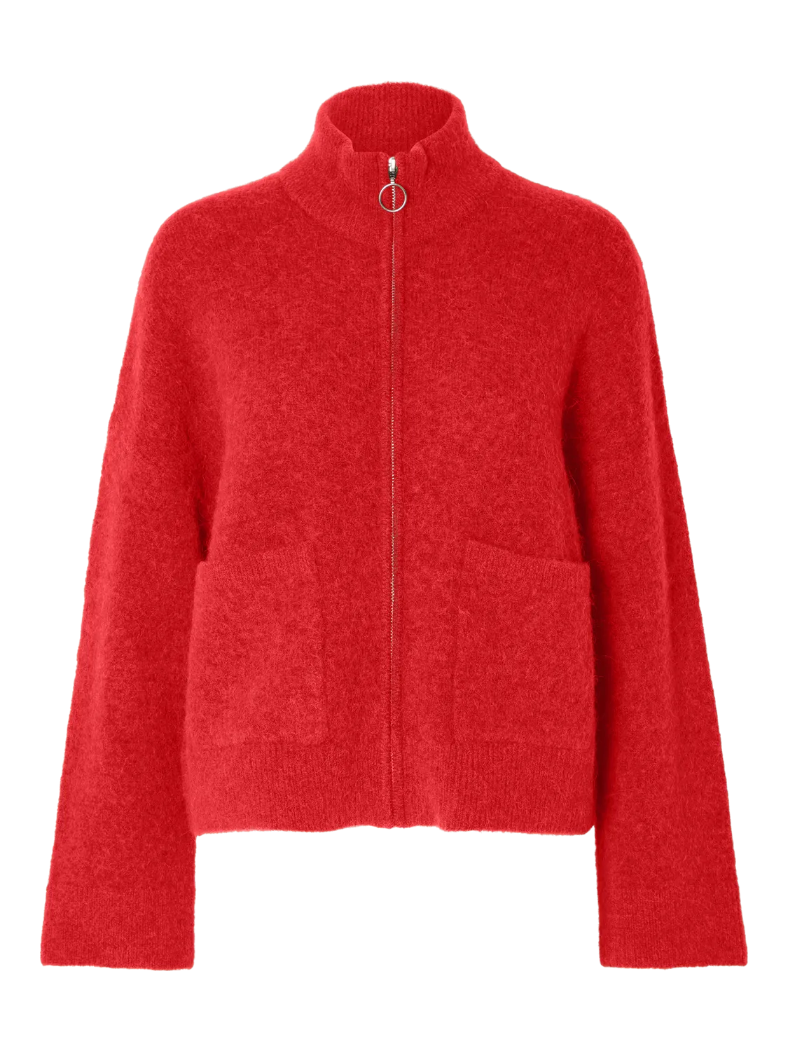 SLFSIA Knit Cardigan - Flame Scarlet