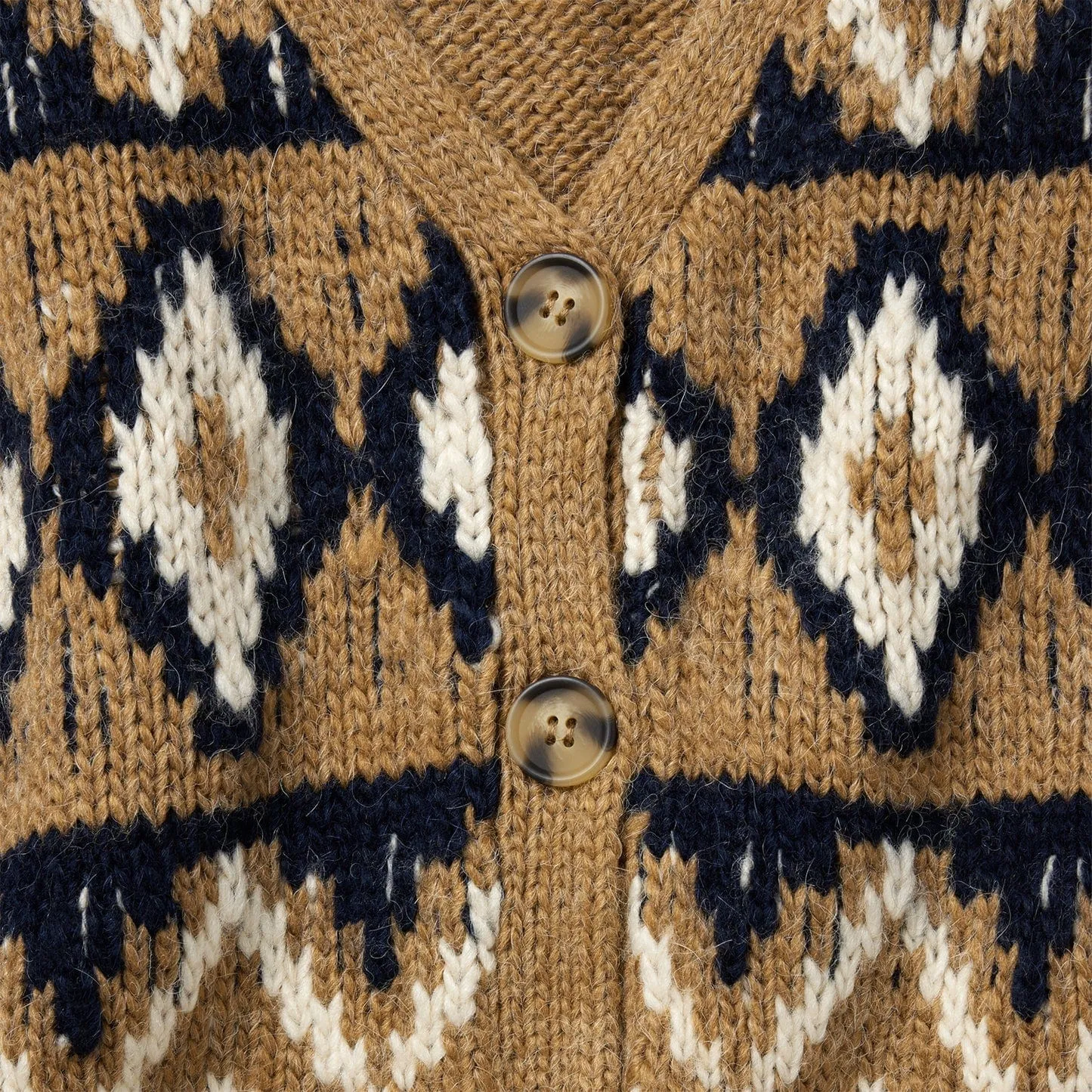 Stetson Women's Gold Aztec Long Sleeve Cardigan 11-027-0539-7040 YE