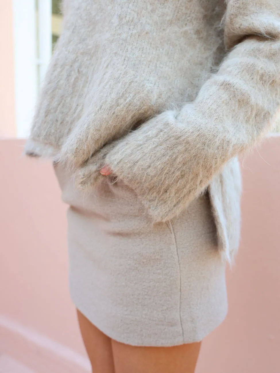 Viktoria & Woods Vancouver Knit in Oat Marle