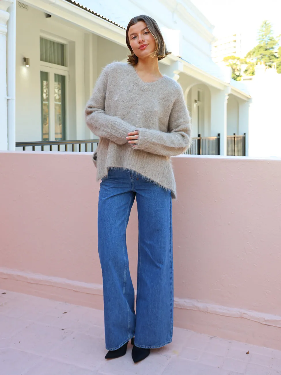 Viktoria & Woods Vancouver Knit in Oat Marle