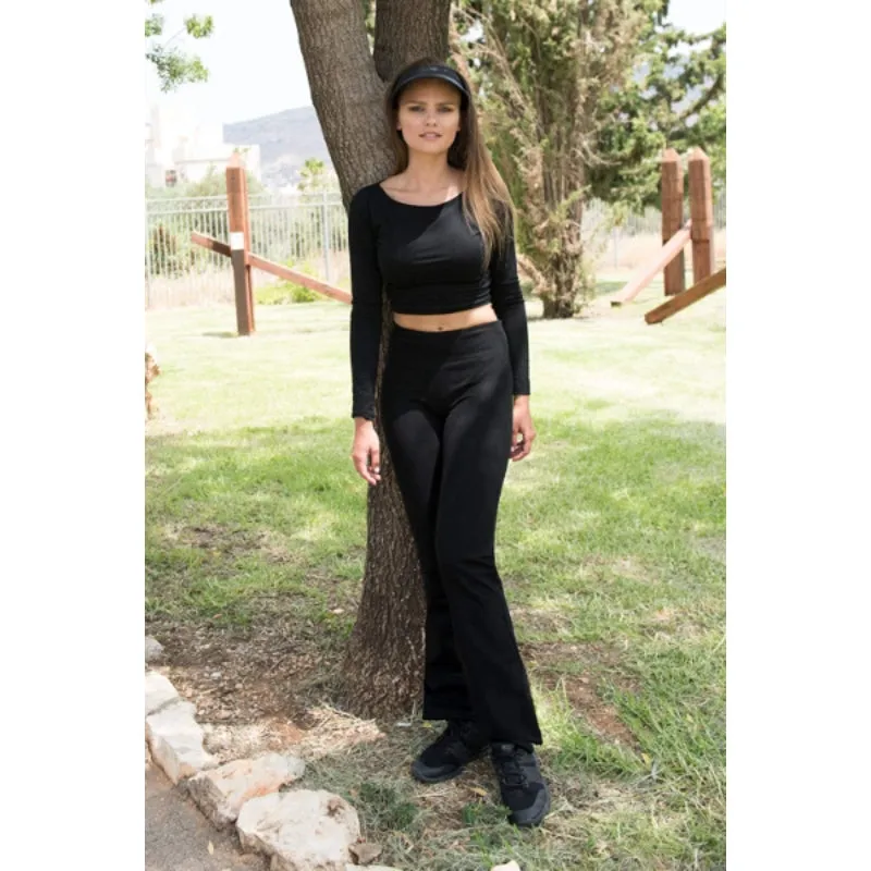 Women's Straight Leg Yoga Pants High Waist Leggings