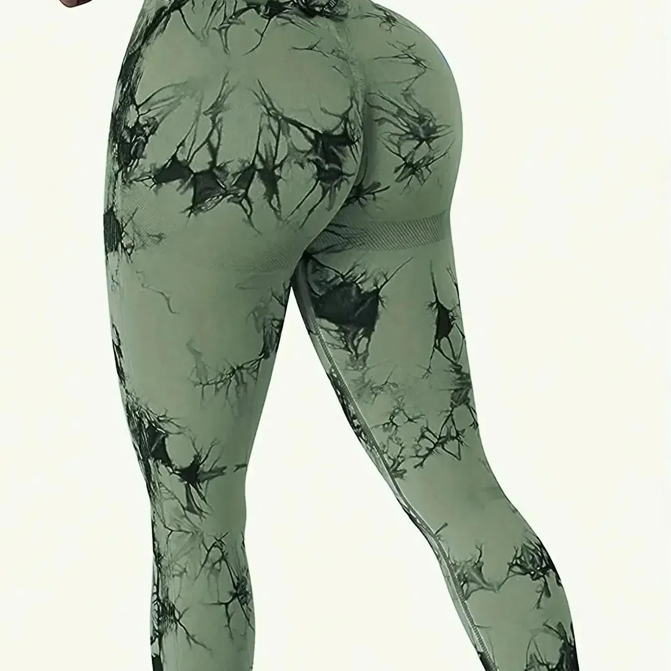 Women's Tie-Dye Seamless Peach Butt High Waist Butt Pants Stretch Fitness Yoga Pants